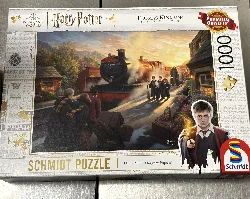 harry potter - puzzle kinkade - poudlard express - 1000 pièces