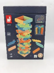 jeu janod set de construction 60 pcs - bois