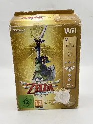 jeu wii the legend of zelda : skyward sword + manette wii plus dorée - édition limitée