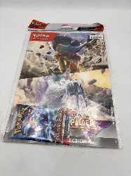 kit de collection pokémon ecarlate et violet flammes obsidiennes ev03 ( booster + poster et classeur souple)
