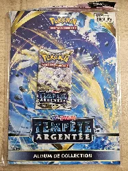 kit de collection pokémon épée et bouclier tempête argentée ( booster + classeur + poster )