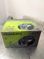 lecteur cd radio cassette tamashi cd 1528 - stereo - gris