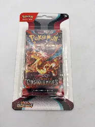 livre booster 10 cartes pokémeon - ecarlate et violet - blister flammes obsidiennes ev03 🇫🇷 (asmodée)