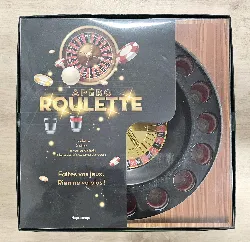 livre coffret apéro roulette - faites vos jeux, rien ne va plus ! avec 1 de recettes, 1 roulette, 2 billes et 16 verres à shot