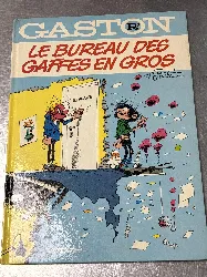livre gaston numero 2 le bureau des gaffes en gros