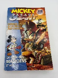livre mickey parade géant n° 298 donald junior et le pirate des caraibes