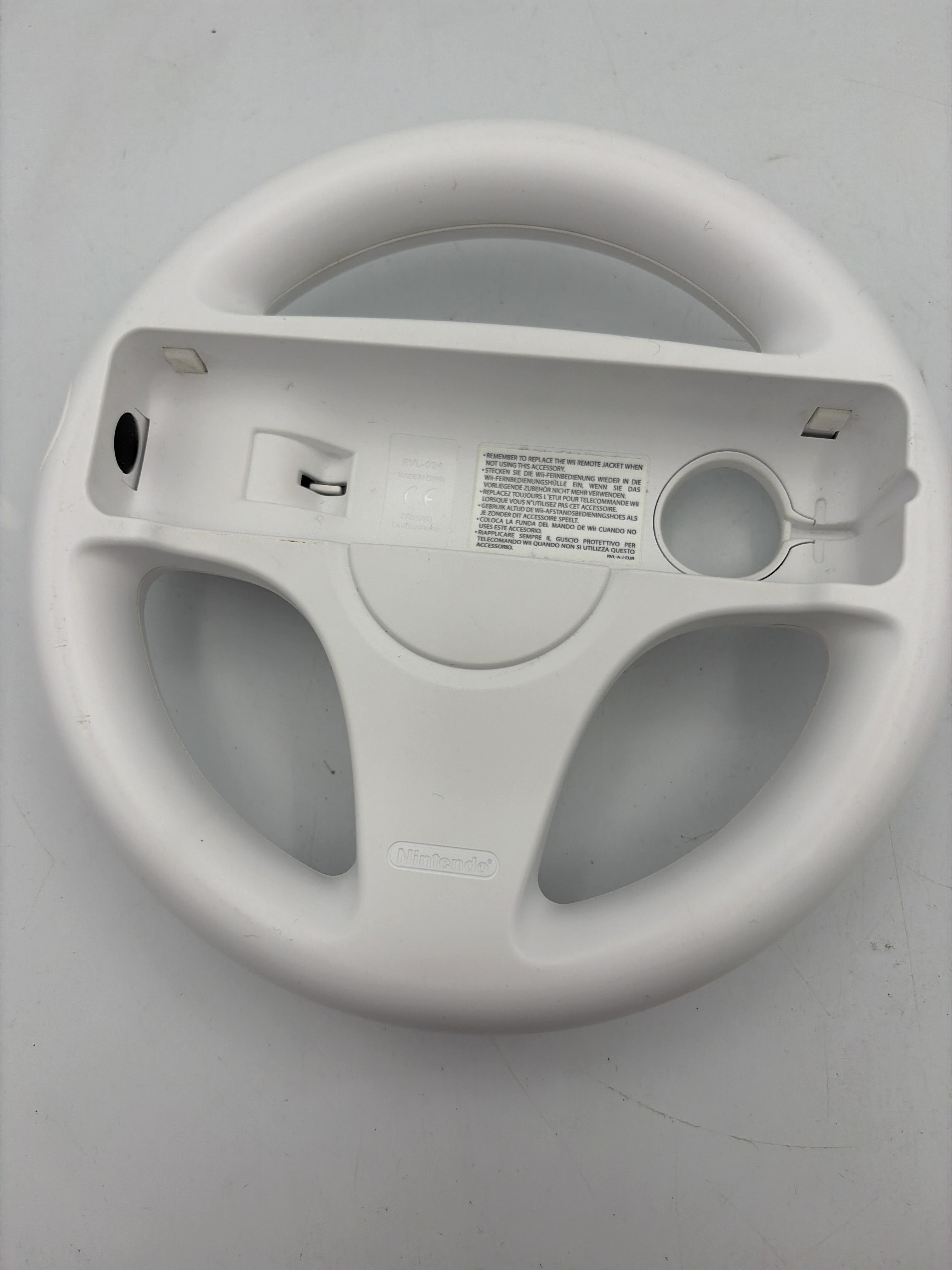 NINTENDO WII WHEEL VOLANT BLANC