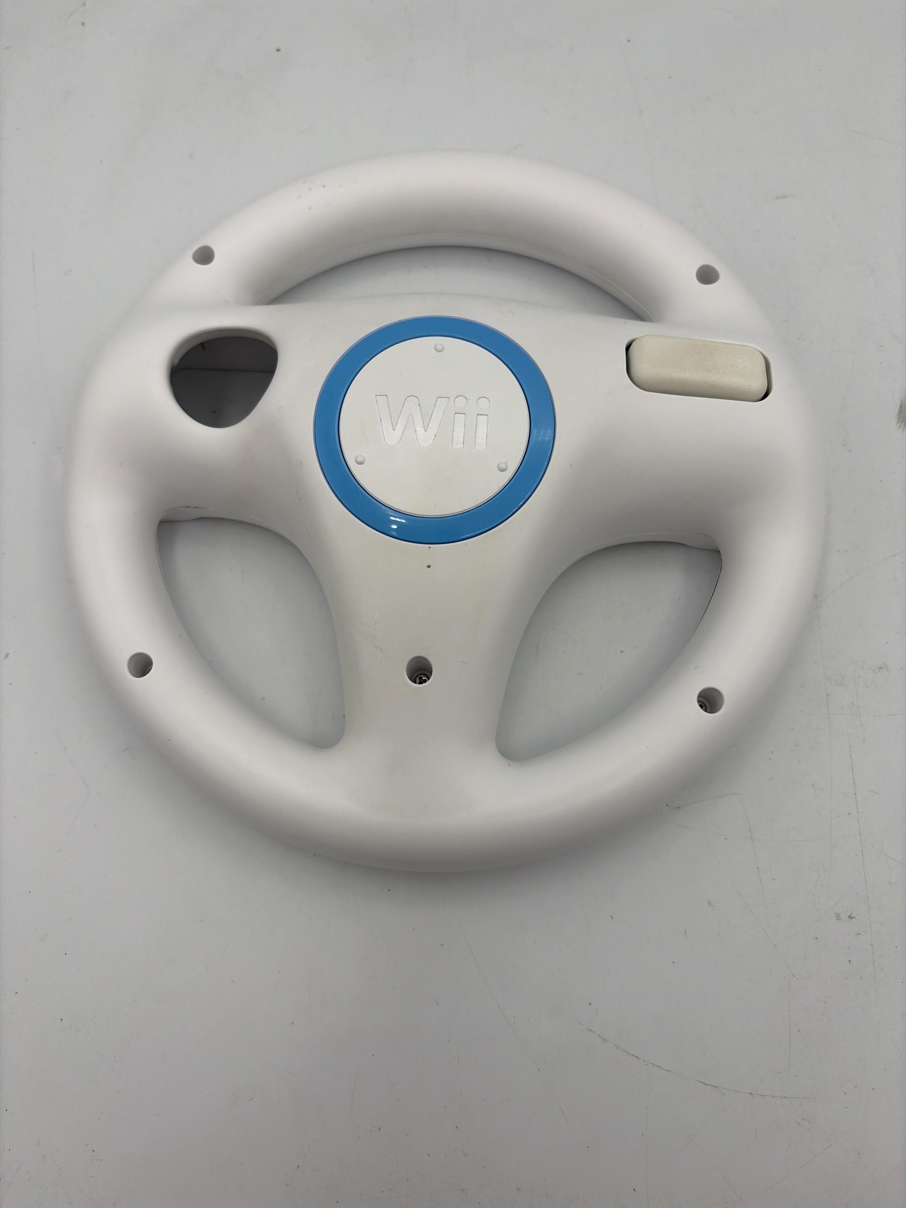 NINTENDO WII WHEEL VOLANT BLANC