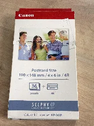 pack cartouche d'encre canon noir + papier canon kp36ip