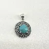 pendentif en argent orné d'une turquoise  argent autre 2,3g