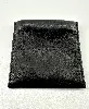 pochette à bijoux zippée chanel en cuir noir