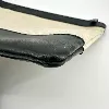 pochette balenciaga en toile beige et cuir noir