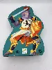 puzzle silhouette - chevalier fantastique - 36 pièces