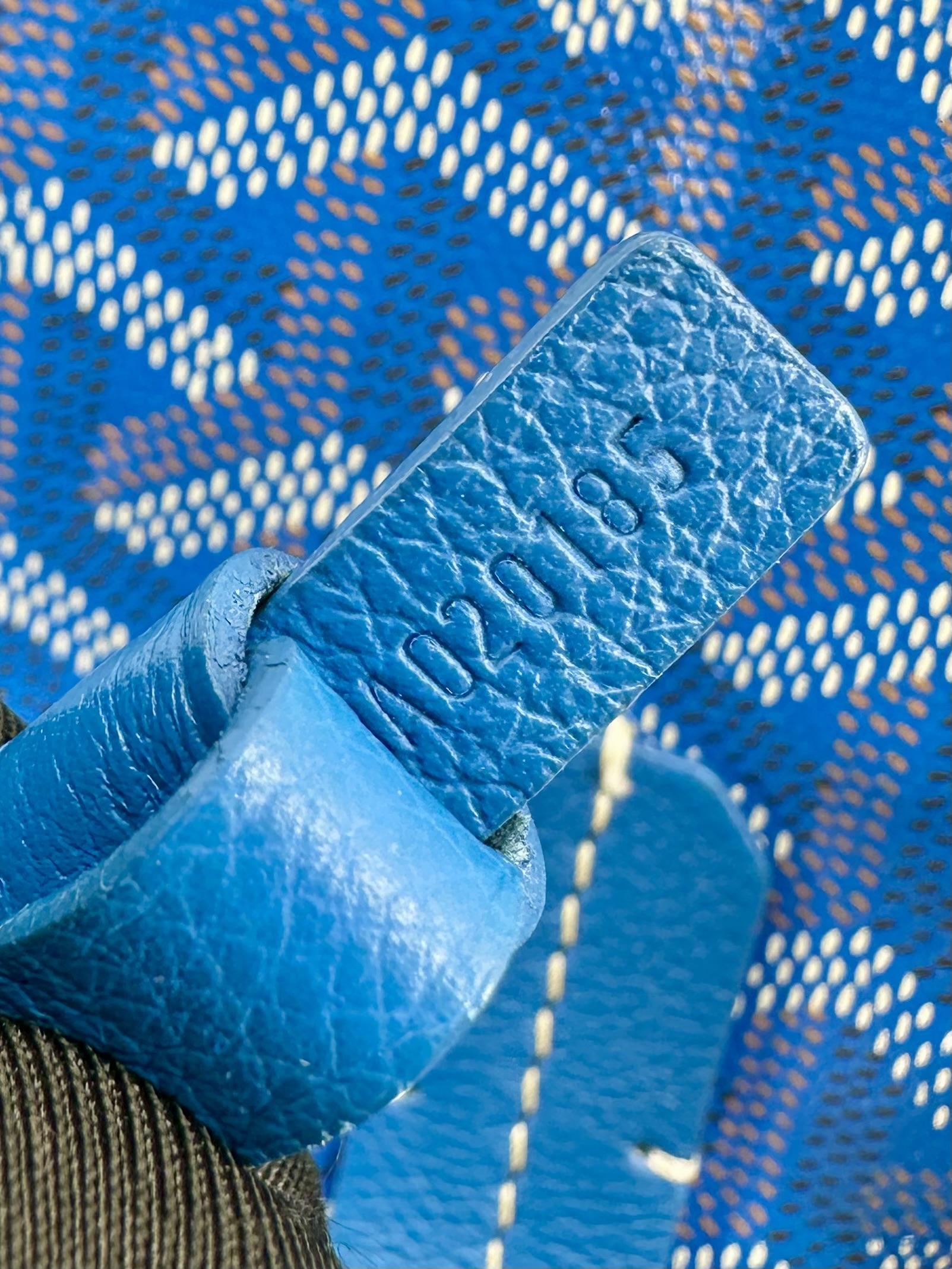 Sac cabas Goyard Saint Louis PM en toile Goyardine et cuir, avec une pochette intérieure amovible