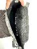 sac fendi baguette messenger en cuir gris avec bandoulière