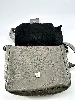 sac fendi baguette messenger en cuir gris avec bandoulière