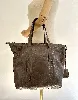 sac vanessa bruno zippy petit modèle en cuir taupe
