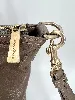 sac vanessa bruno zippy petit modèle en cuir taupe