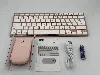 t’nb clavier et souris sans fil bluetooth, clavier aluminium, design coloré, rechargeable haute autonomie, souris silencieuse, com