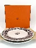 assiettes à dessert hermès h déco n°1 diamètre 22,5 cm