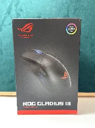 asus rog gladius iii - souris filaire pour gamer - droitier - capteur optique 19000 dpi - 6 boutons programmables - rétroéclairage
