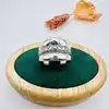 bague argent trois lignes t56 argent 925 millième (22 ct) 9,40g