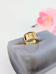 bague bandeau lisse or 750 millième (18 ct) 2,72g