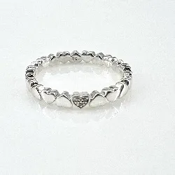 bague thomas sabo en argent coeurs t52 argent 925 millième (22 ct) 2,06g