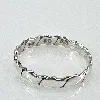 bague vagues en argent  argent 925 millième (22 ct) 1,02g