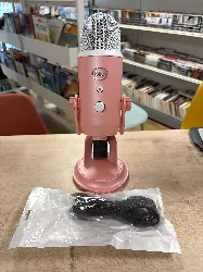 blue microphones yeti - microphone - usb - aube rose