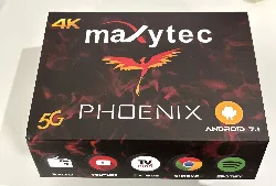 boitier multimedia maxytec phoenix 4k - android 7.1 - iptv / youtube / internet,...