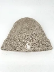 bonnet ralph lauren en coton beige