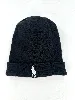 bonnet ralph lauren en coton noir
