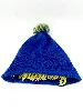 bonnet supreme x new era bleu et jaune à pompom