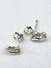 boucles d'oreilles oxydes en forme de gouttes argent 925 millième (22 ct) 1,44g