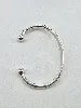 bracelet en argent jonc ouvert  argent 925 millième (22 ct) 28,71g