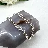 bracelet en argent maille ovale l18cm argent 925 millième (22 ct) 9,72g