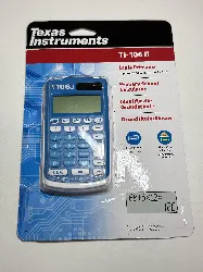 calculatrice texas instruments ti 106 ii bleu