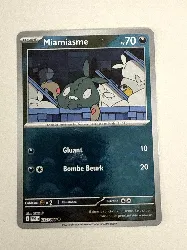 carte pokémon miamiasme -  pokéball