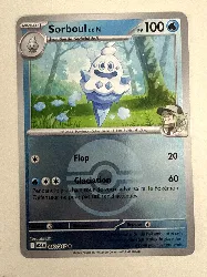 carte pokémon sorboul - pokéball