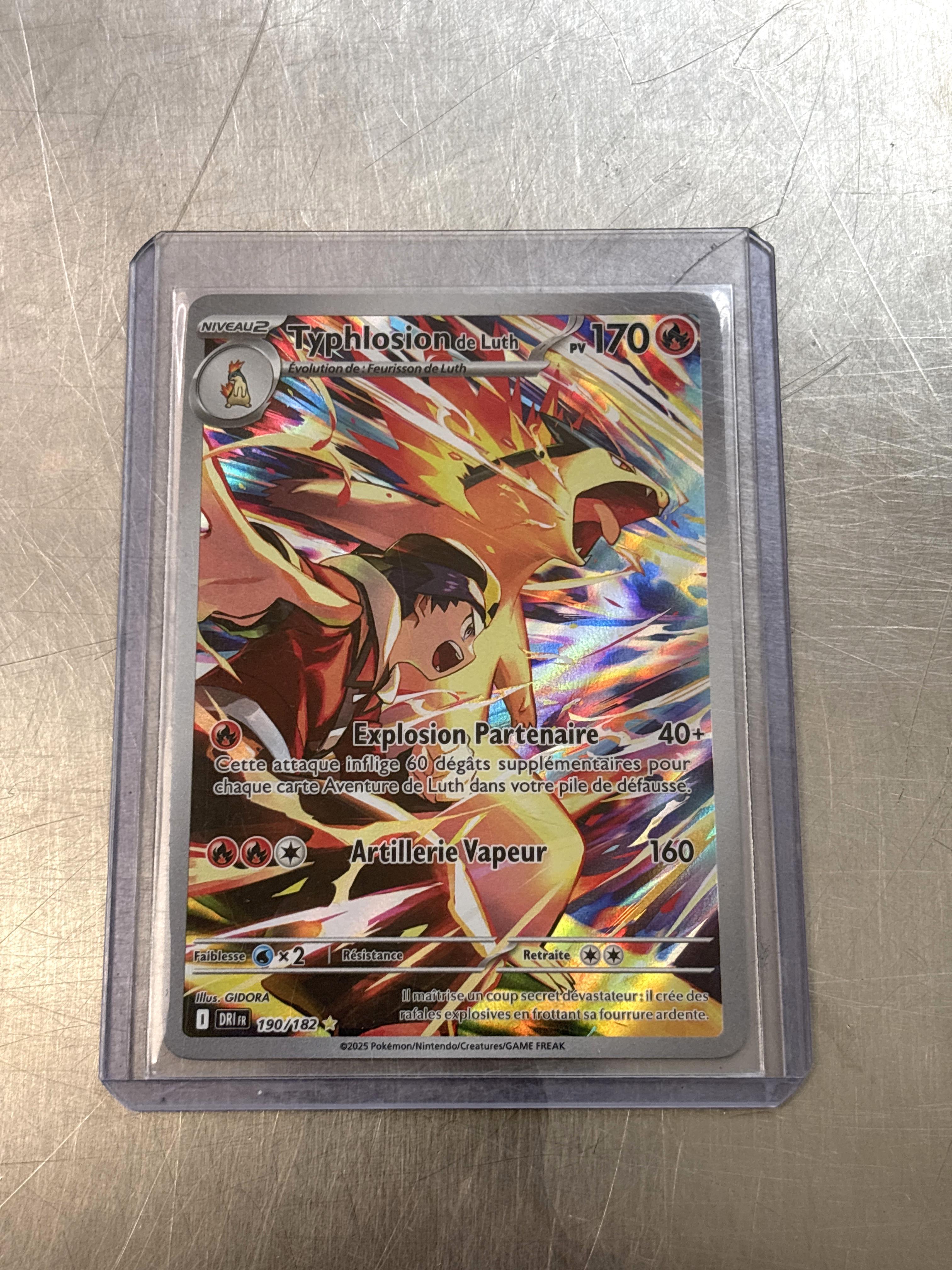 Carte Pokémon Typhlosion de Luth 190/182