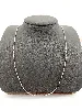chaîne en argent maille vénitienne l51cm argent 925 millième (22 ct) 4,10g