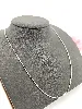 chaîne en argent maille vénitienne l51cm argent 925 millième (22 ct) 4,10g