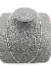 chaîne en argent maille vénitienne l51cm argent 925 millième (22 ct) 4,10g