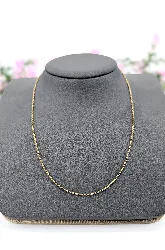 chaîne maille forçat en or or 750 millième (18 ct) 2,44g