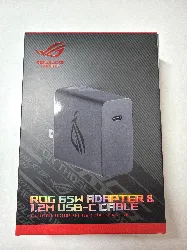 chargeur rog 65w & câble 1.2m usb-c