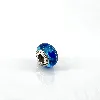 charm en argent verre bleu argent 925 millième (22 ct) 2,98g