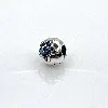 charm pandora clip orné d'étoiles et d'oxydes  argent 925 millième (22 ct) 3,01g