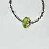 charm pandora murano vert à pois argent 925 millième (22 ct) 3,28g