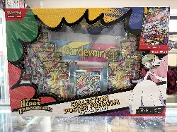 coffret - méga-lucario - premium collection poster - héros transcendants - fr - pokémon [me2.5]